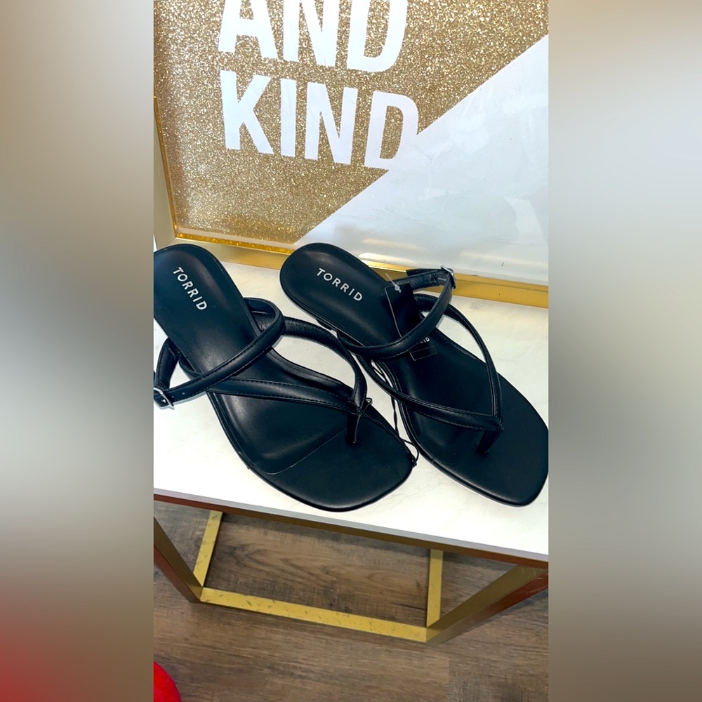 Torrid Black Women's Short Heel Sandals